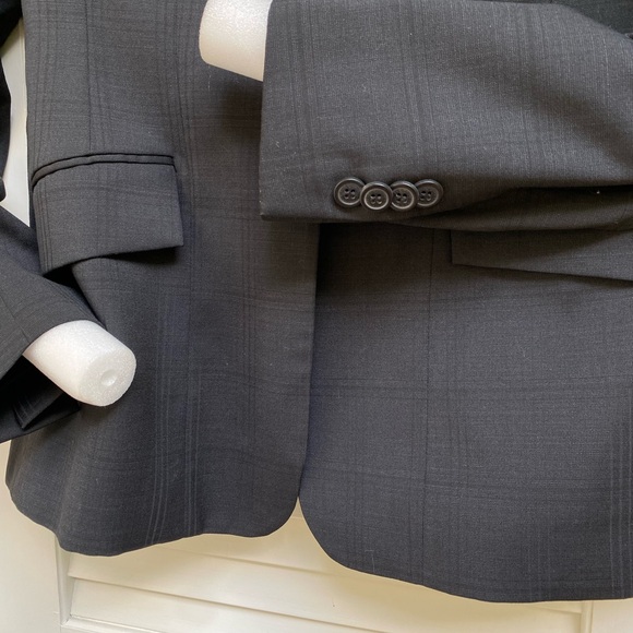 R.J. Classics Prestige Collection 2S Black Windowpane Show Coat Riding Jacket - Picture 5 of 15